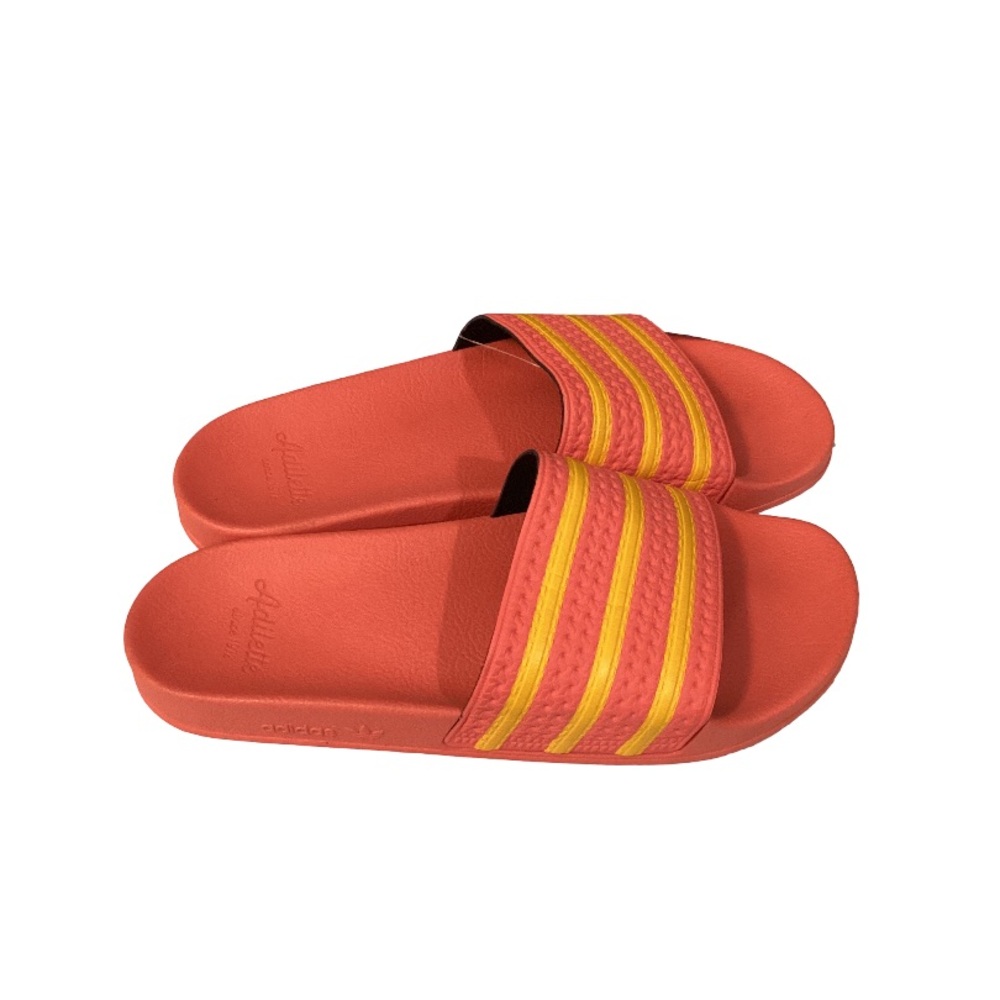Adidas Originals Adilette Slides Semi Turbo Gold Size 11 - Picture 5 of 6